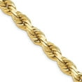 thumbnail image 1 of Primal Gold 14 Karat Yellow Gold 12mm Diamond-cut Rope with Fancy Lobster Clasp Chain, 1 of 4