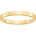 thumbnail image 1 of Primal Gold 14 Karat Yellow Gold 2.5mm Hollow Flat Band Size 9, 1 of 3