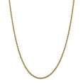 thumbnail image 1 of Primal Gold 14 Karat Yellow Gold 2.5mm Regular Rope Chain, 1 of 4