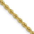 thumbnail image 1 of Primal Gold 14 Karat Yellow Gold 2.5mm Regular Rope Chain, 1 of 5