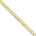 thumbnail image 1 of Primal Gold 14 Karat Yellow Gold 2.5mm Semi-Solid Curb Link Chain, 1 of 4