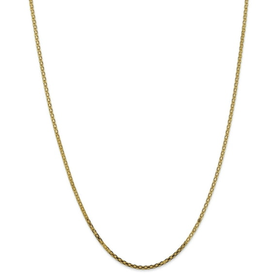 Primal Gold 14 Karat Yellow Gold 2mm Lightweight Flat Chain