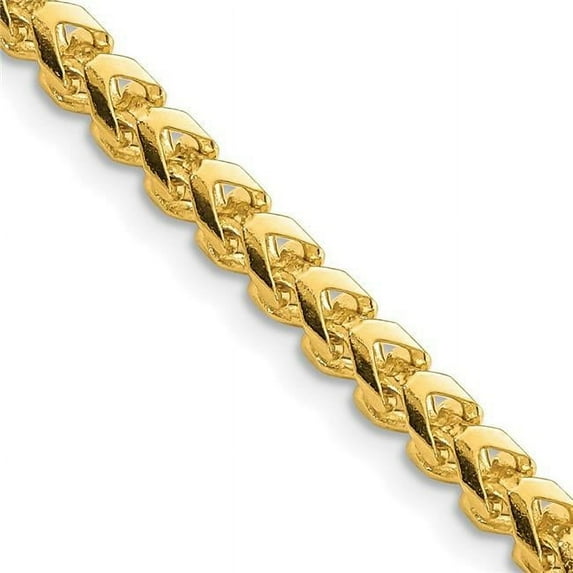 Primal Gold 14 Karat Yellow Gold 3.7mm Franco Chain