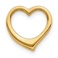 thumbnail image 1 of Primal Gold 14 Karat Yellow Gold 3-D Heart Chain Slide, 1 of 7