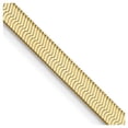 thumbnail image 1 of Primal Gold 14 Karat Yellow Gold 3mm Silky Herringbone Chain Necklace, 1 of 5