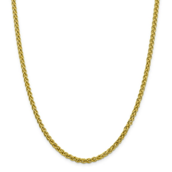 Primal Gold 14 Karat Yellow Gold 4.15mm Semi-solid Wheat Chain