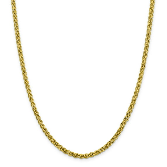 Primal Gold 14 Karat Yellow Gold 4.15mm Semi-solid Wheat Chain