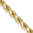 thumbnail image 1 of Primal Gold 14 Karat Yellow Gold 4.25mm Diamond-cut Rope with Lobster Clasp Chain, 1 of 4
