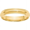 thumbnail image 1 of Primal Gold 14 Karat Yellow Gold 4mm Half Round with Edge Band Size 13, 1 of 5