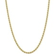 thumbnail image 1 of Primal Gold 14 Karat Yellow Gold 4mm Regular Rope Chain, 1 of 4