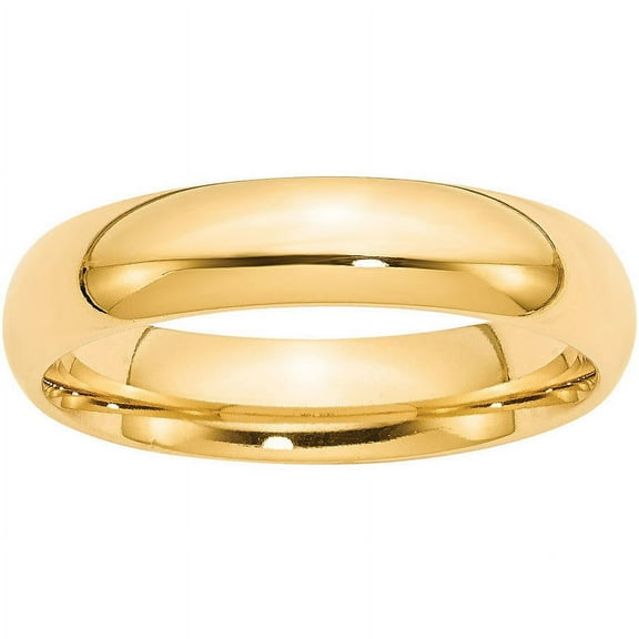 Primal Gold 14 Karat Yellow Gold 5mm Comfort-Fit Wedding Band
