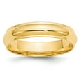 thumbnail image 1 of Primal Gold 14 Karat Yellow Gold 5mm Half Round with Edge Band Size 11.5, 1 of 5