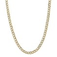 thumbnail image 1 of Primal Gold 14 Karat Yellow Gold 6.5mm Semi-solid Curb Chain, 1 of 4