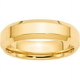 thumbnail image 1 of Primal Gold 14 Karat Yellow Gold 6mm Beveled Edge Comfort Fit Band Size 9, 1 of 8