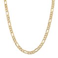 thumbnail image 1 of Primal Gold 14 Karat Yellow Gold 7.5mm Flat Figaro Chain, 1 of 4