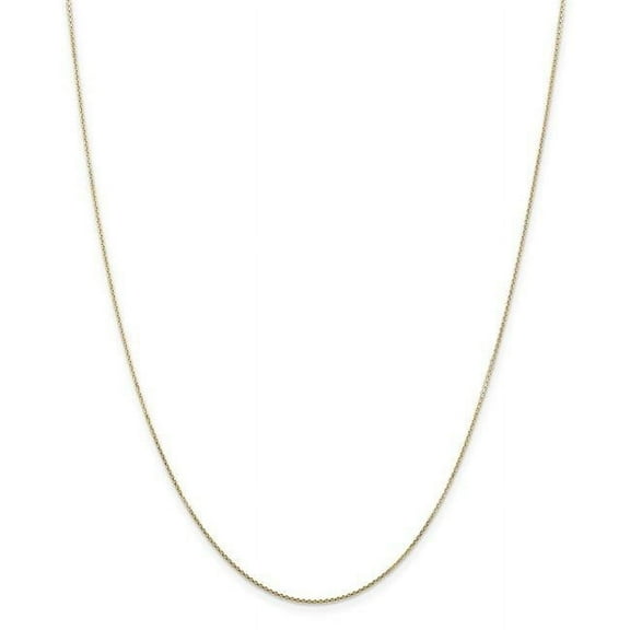 Primal Gold 14 Karat Yellow Gold .80mm Diamond-Cut Cable Chain