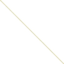 Primal Gold 14 Karat Yellow Gold .8mm Diamond-cut 16-inch Cable Chain
