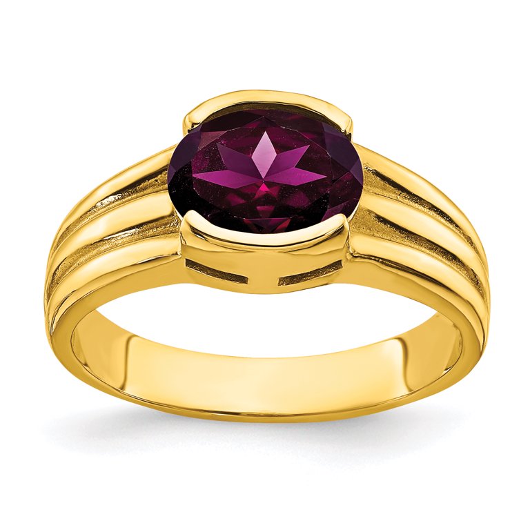 Garnet on sale ring walmart