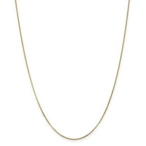 Primal Gold 14 Karat Yellow Gold .9mm Curb Pendant Chain
