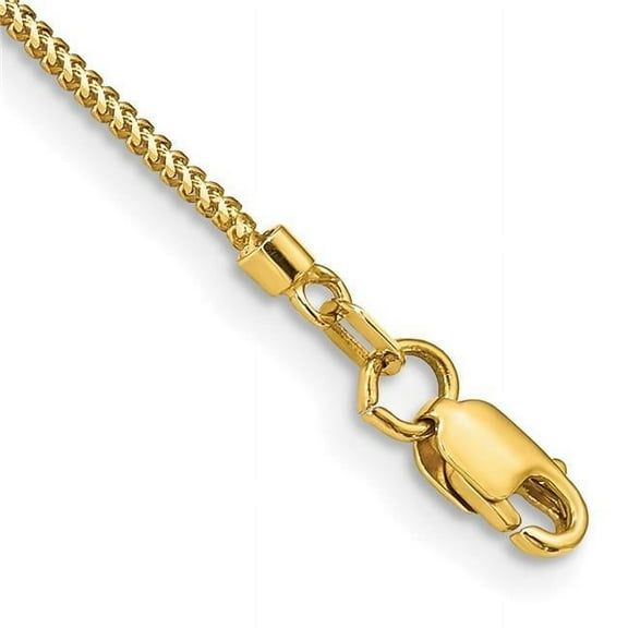 Primal Gold 14 Karat Yellow Gold .9mm Franco Chain Bracelet