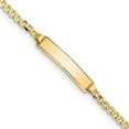 thumbnail image 1 of Primal Gold 14 Karat Yellow Gold Baby Curb ID Bracelet, 1 of 2
