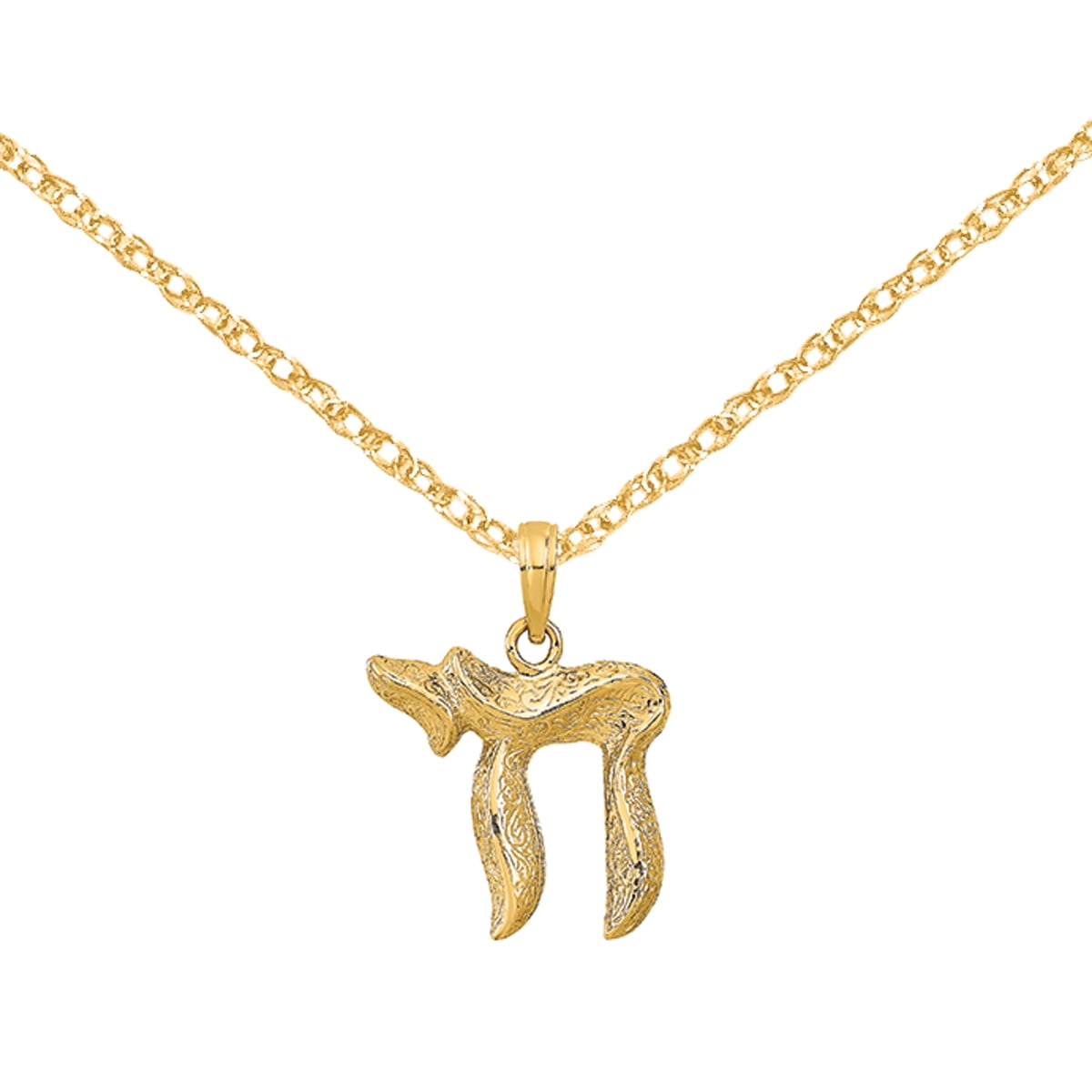 Chai Pendant Necklace | Rebekajewelry