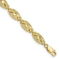 thumbnail image 1 of Primal Gold 14 Karat Yellow Gold Diamond-Cut Bracelet, 1 of 3