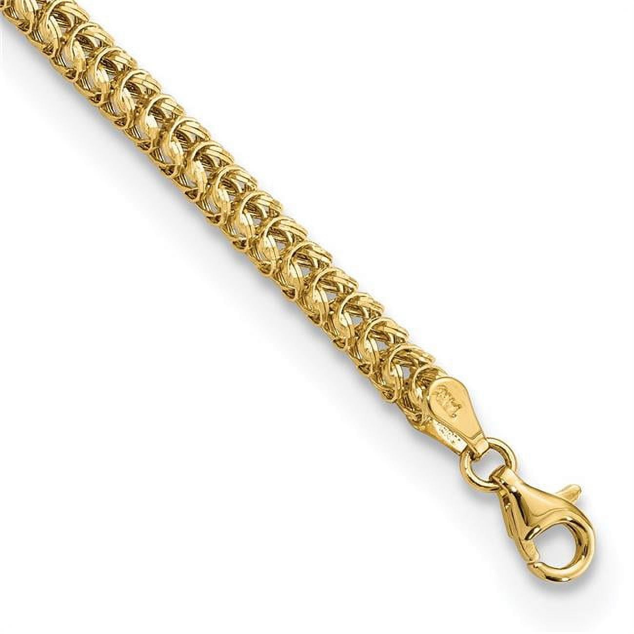 Primal Gold 14 Karat Yellow Gold Fancy Link Bracelet