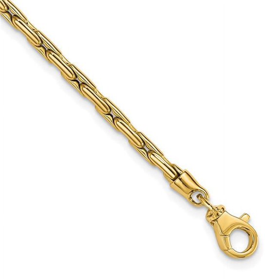 Primal Gold 14 Karat Yellow Gold Fancy Link Bracelet