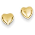 thumbnail image 1 of Primal Gold 14 Karat Yellow Gold Heart Earrings, 1 of 4