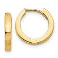 thumbnail image 1 of Primal Gold 14 Karat Yellow Gold Hinged Hoop Earrings, 1 of 4
