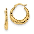 thumbnail image 1 of Primal Gold 14 Karat Yellow Gold Hoop Earrings, 1 of 4