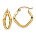 thumbnail image 1 of Primal Gold 14 Karat Yellow Gold Hoop Earrings, 1 of 5