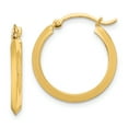 thumbnail image 1 of Primal Gold 14 Karat Yellow Gold Hoop Earrings, 1 of 5