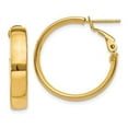 thumbnail image 1 of Primal Gold 14 Karat Yellow Gold Hoop Earrings, 1 of 4