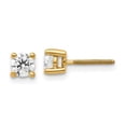 thumbnail image 1 of Primal Gold 14 Karat Yellow Gold Lab Grown Diamond 1/2ctw Certified VS/SI, D E F, Screw Back Earrings, 1 of 5