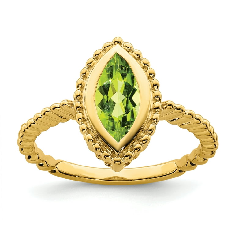 Walmart store peridot rings