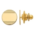 thumbnail image 1 of Primal Gold 14 Karat Yellow Gold Men's Circular with Line Design Tie Tac, 1 of 4