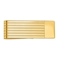 thumbnail image 1 of Primal Gold 14 Karat Yellow Gold Men's Grooved Polished Money Clip, 1 of 5