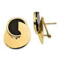 thumbnail image 1 of Primal Gold 14 Karat Yellow Gold Onyx Fancy Earrings, 1 of 4
