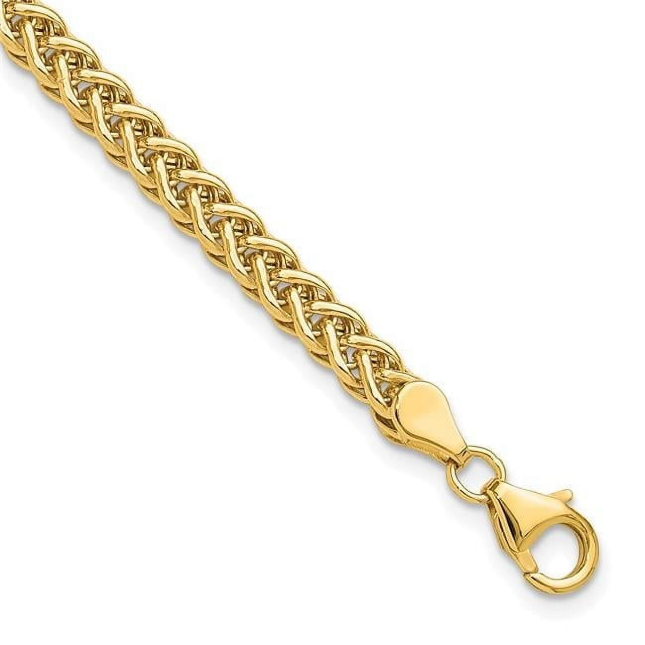 Primal Gold 14 Karat Yellow Gold Polished Fancy Link 7.5 Inch Bracelet