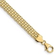 thumbnail image 1 of Primal Gold 14 Karat Yellow Gold Polished Fancy Link 7.5 Inch Bracelet, 1 of 5