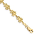 thumbnail image 1 of Primal Gold 14 Karat Yellow Gold Swimming Sea Turtle Bracelet, 1 of 3