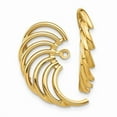 thumbnail image 1 of Primal Gold 14 Karat Yellow Gold Swirl Shaped Earring Jackets, 1 of 3