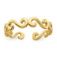 thumbnail image 1 of Primal Gold 14 Karat Yellow Gold Swirl Toe Ring, 1 of 7