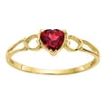 thumbnail image 1 of Primal Gold 14 karat Yellow Gold Garnet Birthstone Ring, 1 of 4