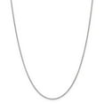 thumbnail image 1 of Primal Gold 14K White Gold 1.4mm Round Open Wide Link Cable Chain, 1 of 4