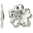 thumbnail image 1 of Primal Gold 14K White Gold Floral Earring Jackets, 1 of 4
