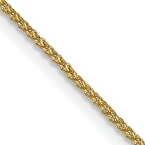Primal Gold 14K Yellow Gold 1.05mm Spiga with Spring Ring Clasp Chain