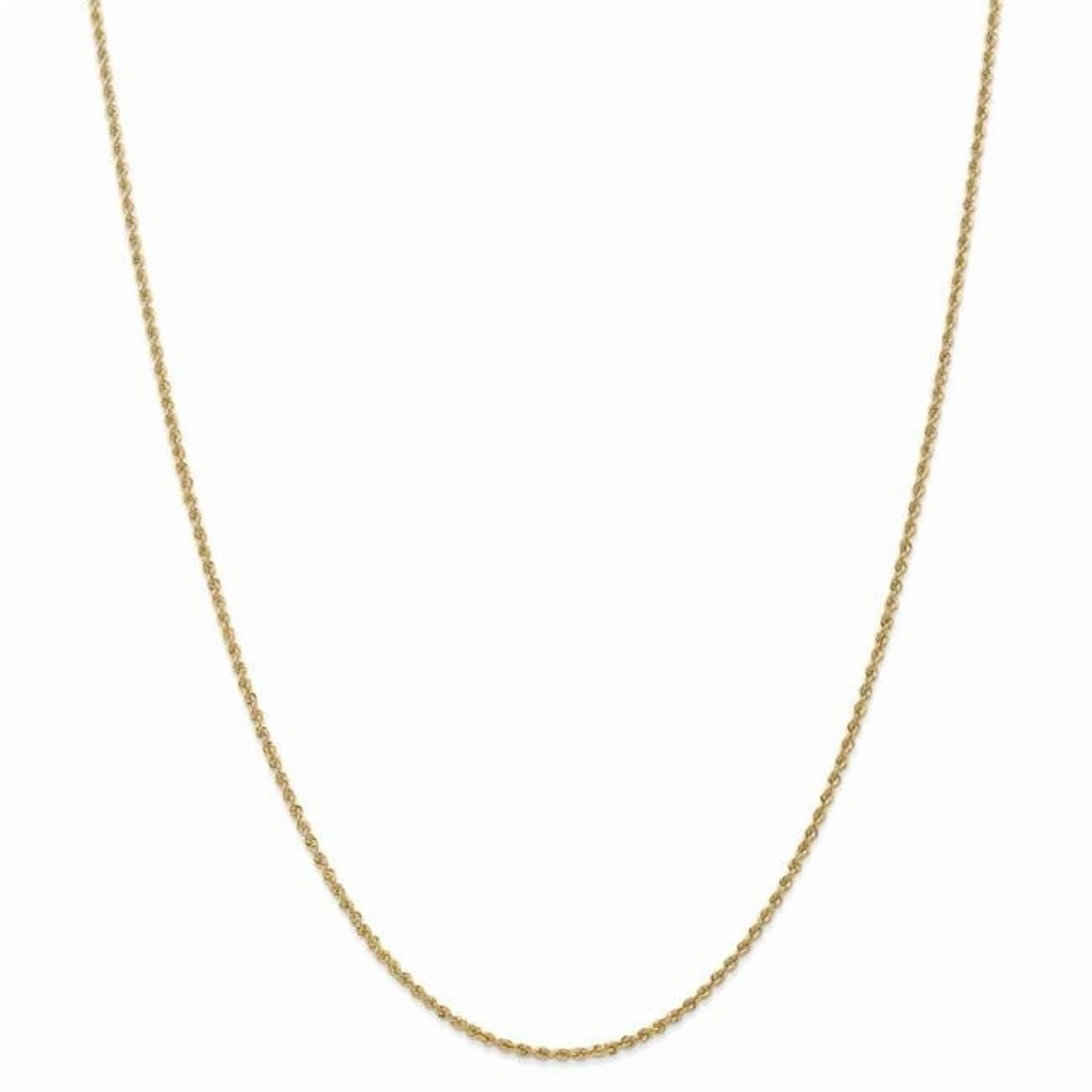 Regular Gold Chain Primal Gold 14K Yellow Gold 1.50mm Regular Rope Chain - Walmart.com